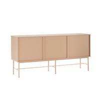 tv 150 cm - TV staliukas Home4you Sequence, kreminės spalvos, 140 cm x 40 cm x 55 cm - 2 nuotrauka