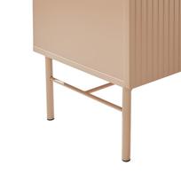 tv 150 cm - TV staliukas Home4you Sequence, kreminės spalvos, 140 cm x 40 cm x 55 cm - 6 nuotrauka