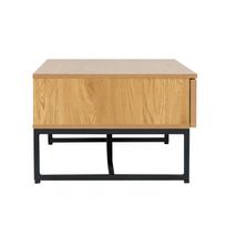 azuolo zieve - Kavos staliukas Home4you Hampton, ąžuolo, 120 cm x 60 cm x 40 cm - 5 nuotrauka