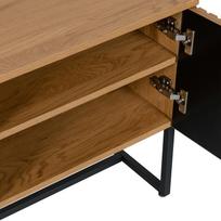 azuolo zieve - TV staliukas Home4you Hampton, ąžuolo, 160 cm x 40 cm x 60 cm - 3 nuotrauka