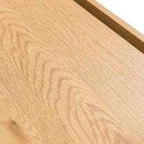 komoda 120 - Komoda Home4you Sacha 45140, ruda, 40 x 120 cm x 80 cm, 1 vnt. - 5 nuotrauka