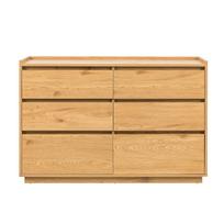 komoda 120 - Komoda Home4you Sacha 45140, ruda, 40 x 120 cm x 80 cm, 1 vnt. - 10 nuotrauka