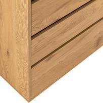 azuolo zieve - Komoda Home4you Sacha 45138, ąžuolo, 75 x 40 cm x 89 cm, 1 vnt. - 4 nuotrauka
