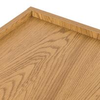 azuolo zieve - Komoda Home4you Sacha 45138, ąžuolo, 75 x 40 cm x 89 cm, 1 vnt. - 6 nuotrauka