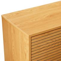 spintele 80 - Komoda Home4you Line 45128, ąžuolo, 150 x 40 cm x 74 cm, 1 vnt. - 6 nuotrauka