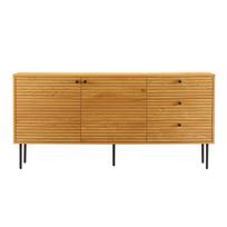 spintele 80 - Komoda Home4you Line 45128, ąžuolo, 150 x 40 cm x 74 cm, 1 vnt. - 8 nuotrauka
