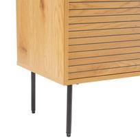 azuolo zieve - Komoda Home4you Line 45127, ąžuolo, 110 x 40 cm x 74 cm, 1 vnt. - 5 nuotrauka