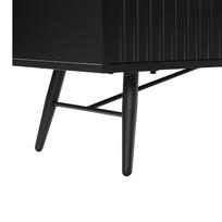 komoda 100 - Komoda Home4you Pixar 45085, juoda, 100 x 40 cm x 115 cm, 1 vnt. - 5 nuotrauka