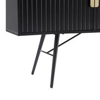 tv 150 cm - TV staliukas Home4you Pixar, juodas, 40 cm x 150 cm x 80 cm - 4 nuotrauka