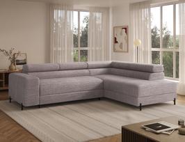 sofa lova 200 - Kampinė sofa-lova Colesio, smėlinė (Beige), dešininė, 200 x 274 cm x 93 cm - 6 nuotrauka