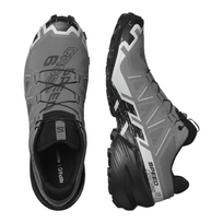 vyriski batai - Vyriški bėgimo bateliai Salomon Speedcross 6 GTX juodi (Black) - 3 nuotrauka