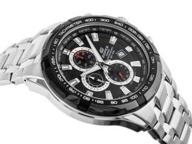 casio 539d - CASIO EDIFICE EFR-539D-1A Juodas (Black) - 6 nuotrauka