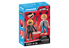 cat noir - Playmobil Miraculous: Adrien & Cat Noir 71337 - 8 nuotrauka