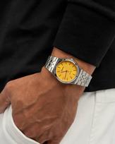 casio laikrodis silver - Casio MTP-B145D-9A Sidabrinis/Geltonas (Silver/Yellow) - 8 nuotrauka
