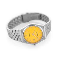 casio laikrodis silver - Casio MTP-B145D-9A Sidabrinis/Geltonas (Silver/Yellow) - 9 nuotrauka