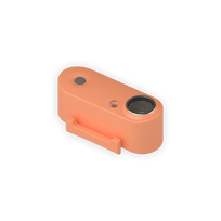 nuo erkiu sunims - Tickless Pet Mini ultragarsinis erkių ir blusų atbaidymo įrenginys, Oranžinis (Orange) - 2 nuotrauka