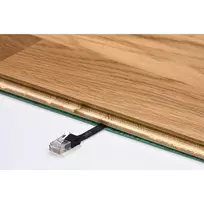 utp cat6 juodas - Goobay CAT6 U/UTP Flat 3m - 3 m - Cat6 - U/UTP (UTP) - RJ-45 - RJ-45 - Juodas - 3 nuotrauka