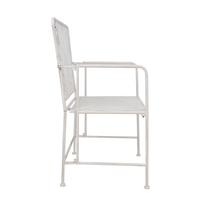 senukai foteliai - Lauko kėdė Home4you Jasmine, balta, 53 cm x 54 cm x 92 cm - 5 nuotrauka