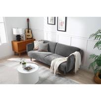 sofa lova home4you - Sofa-lova Home4you Hermes, pilka, 216 x 91 cm x 83 cm - 3 nuotrauka