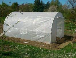 siltnamis 2 5x4 - Šiltnamis su armuota plėvele, 10 m2, 2.5x4 m, baltas - 6 nuotrauka
