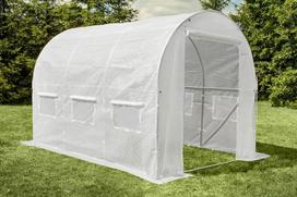 siltnamis 2 5x4 - Šiltnamis su armuota plėvele, 10 m2, 2.5x4 m, baltas - 10 nuotrauka