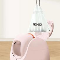 ismanus tualetas kaciu - CATLINK BayMax Scooper SE Rožinis (Pink) - 8 nuotrauka