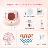 ismanus tualetas kaciu - CATLINK BayMax Scooper SE Rožinis (Pink) - 9 nuotrauka