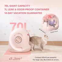 ismanus tualetas kaciu - CATLINK BayMax Scooper SE Rožinis (Pink) - 15 nuotrauka