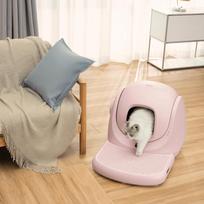 ismanus tualetas kaciu - CATLINK BayMax Scooper SE Rožinis (Pink) - 16 nuotrauka