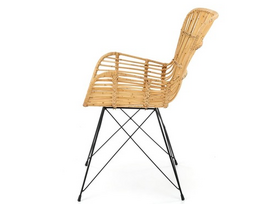senukai kedes - Halmar K335 Chair Natural - 8 nuotrauka