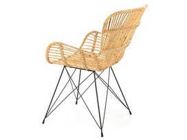 senukai kedes - Halmar K335 Chair Natural - 9 nuotrauka