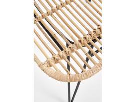 kede rotangu - Halmar K337 Chair Natural - 5 nuotrauka