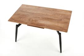 kojos valgomojo stalui - Halmar Ectension Table Cambell Natural Oak/Black - 5 nuotrauka