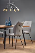 kojos valgomojo stalui - Halmar Ectension Table Cambell Natural Oak/Black - 9 nuotrauka