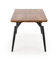 kojos valgomojo stalui - Halmar Ectension Table Cambell Natural Oak/Black - 13 nuotrauka