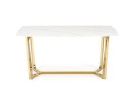 stalai top - Valgomojo stalas Clemente, baltas marmuras (White Marble), 160 cm x 90 cm x 76 cm - 10 nuotrauka