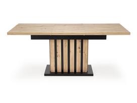 artisan stalas - Random RTV-K, juodas/ąžuolo, 180 cm x 40 cm x 52 cm - 7 nuotrauka