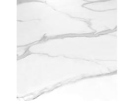 stalas baltas isskleidziamas - Valgomojo stalas Vincenzo, baltas marmuras (White Marble), juodos/auksinės kojos (Black/Gold) - 4 nuotrauka