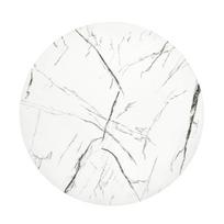 juodo marmur - Kavos staliukas Halmar Antica M, baltas/juodas, 550 mm x 550 mm x 410 mm - 6 nuotrauka