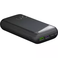 power bank 20000mah - Goobay 53939, 20000mAh, juodas (black) - 3 nuotrauka