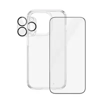 screen protector iphone 15 - PanzerGlass "D3O Hardcase + Screen Protector UWF+ Lens iPhone 15 Pro" - 3 nuotrauka