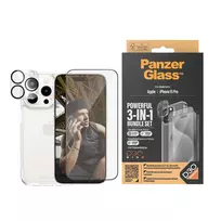 screen protector iphone 15 - PanzerGlass "D3O Hardcase + Screen Protector UWF+ Lens iPhone 15 Pro" - 5 nuotrauka
