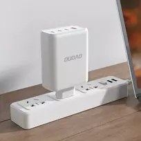greito ikrovimo laidas - Dudao įkroviklis - baltas 40EU USB-A / 3xUSB-C PD 140W - 3 nuotrauka