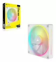 rgb fan - Corsair iCUE Link LX140 RGB 140 mm Korpuso Ventiliatorius Baltas (White) - 2 nuotrauka