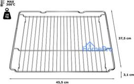 bosch orkaite - Bosch Wire Oven Shelf HEZ634000 - 6 nuotrauka