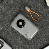 power bank 10000 mah - Dudao K21 Mini 10000mAh, 22.5W, pilka - 2 nuotrauka
