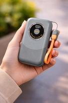 power bank 10000 mah - Dudao K21 Mini 10000mAh, 22.5W, pilka - 3 nuotrauka