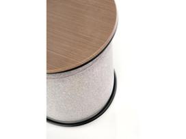 kavos staliukas pufas - Kavos staliukas Pampa, rudas/juodas, 880 mm x 430 mm x 490 mm - 3 nuotrauka