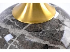 kavos staliukai aukso - Kavos staliukas ROSA, baltas marmuras/pilkas marmuras/auksinė (White Marble/Grey Marble/Gold) - 2 nuotrauka