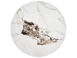 kavos staliukai aukso - Kavos staliukas ROSA, baltas marmuras/pilkas marmuras/auksinė (White Marble/Grey Marble/Gold) - 4 nuotrauka